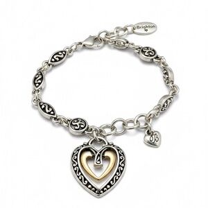 Brighton Ellington Heart Charm Bracelet